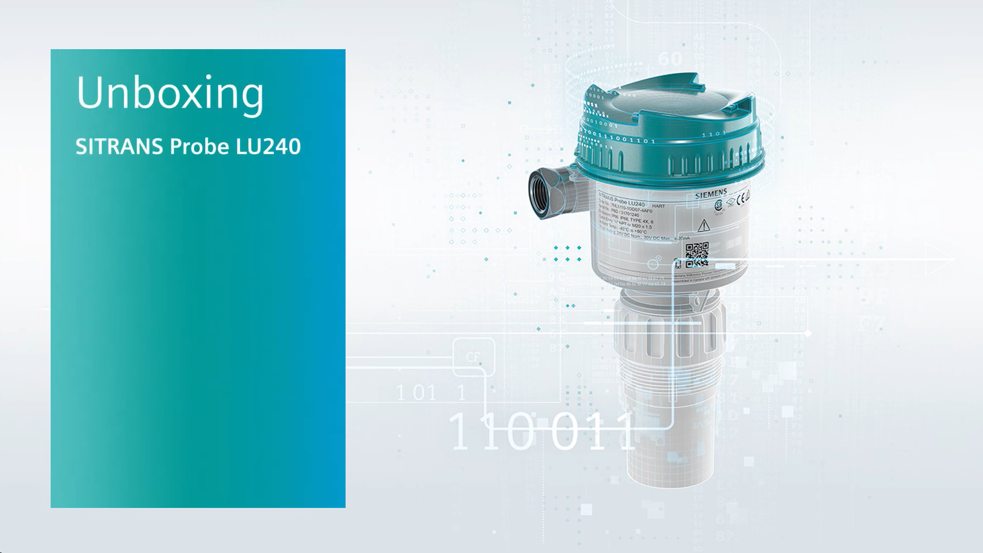 Siemens Unboxing The SITRANS LU240 Video Thumbnail