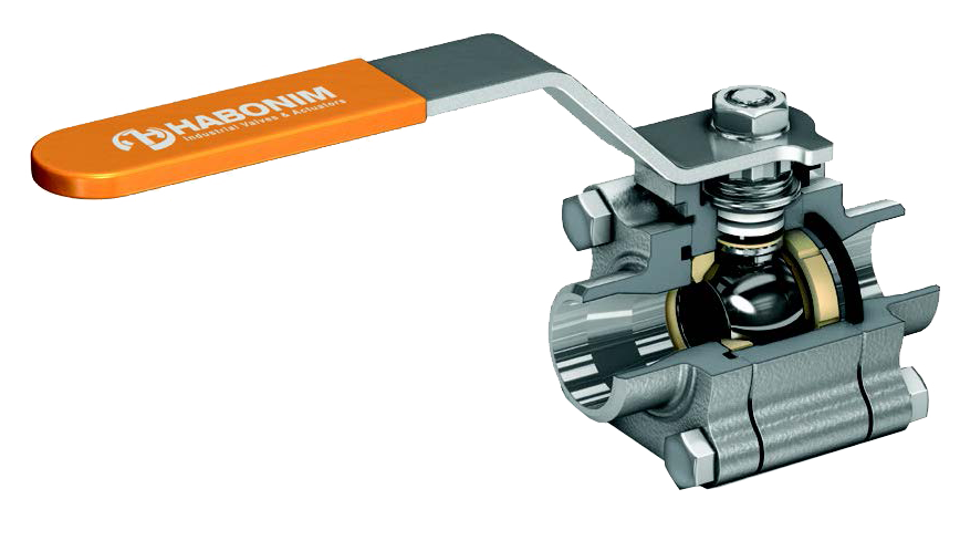 Habonim - 3-part ball valve