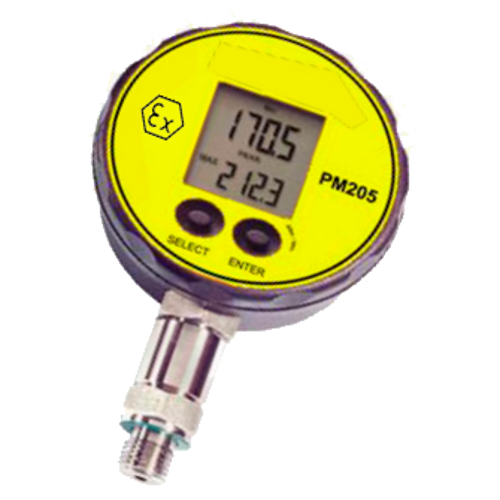 IKM Digital Pressure Gauges PM205 Ex 1X1