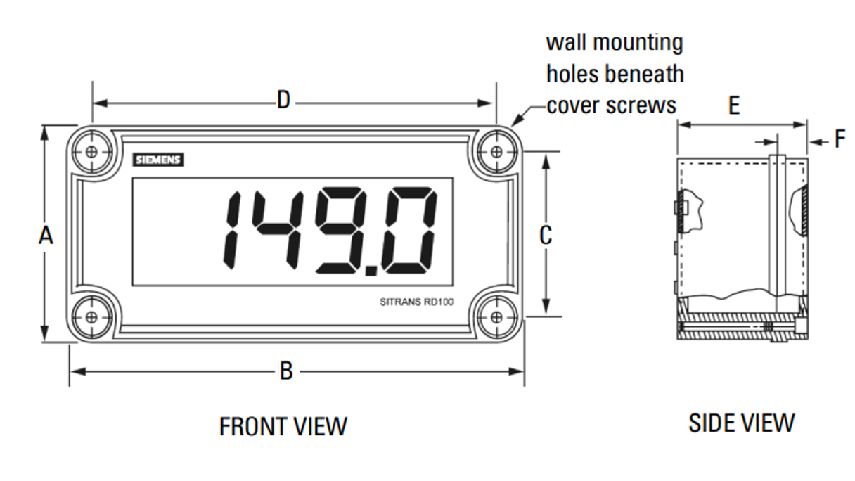 RD100 Dimensions Siemens 1024 16X9