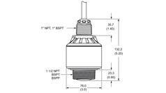Insatech Siemens SITRANS LR110 Dimensions Drawing 7ML531 16 9