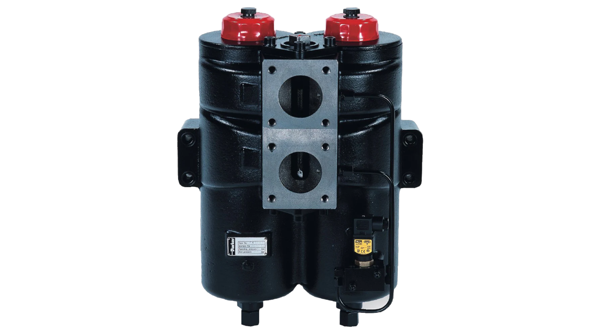 DF2089 Series Parker Low Pressure In Line Duplex Filter Overview