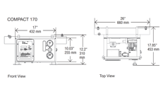 Aquamatic MINI Dimensions Compact170 Parker Watermakers 1024 16X9