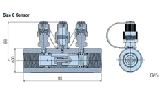 Parker STI0144100 System 20 Size 0