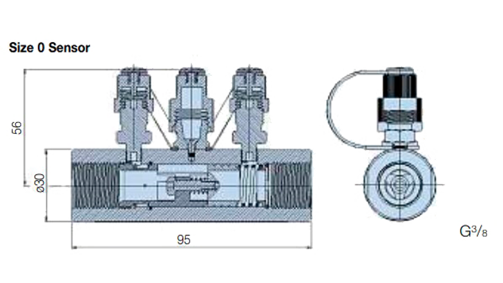 Parker STI0144100 System 20 Size 0