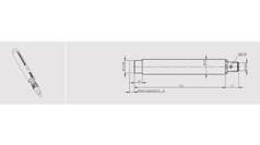 Distance And RPM Sensor Drawing Bearing HORN 1024 16X9