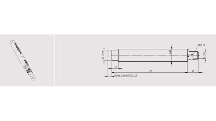 Distance And RPM Sensor Drawing Bearing HORN 1024 16X9