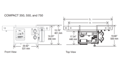 Aquamatic MINI Dimensions Compact350 550 750 Parker Watermakers 1024 16X9
