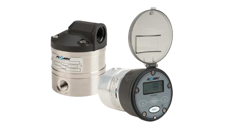Flomec Small Oval Gear Meter 1024 Square Test