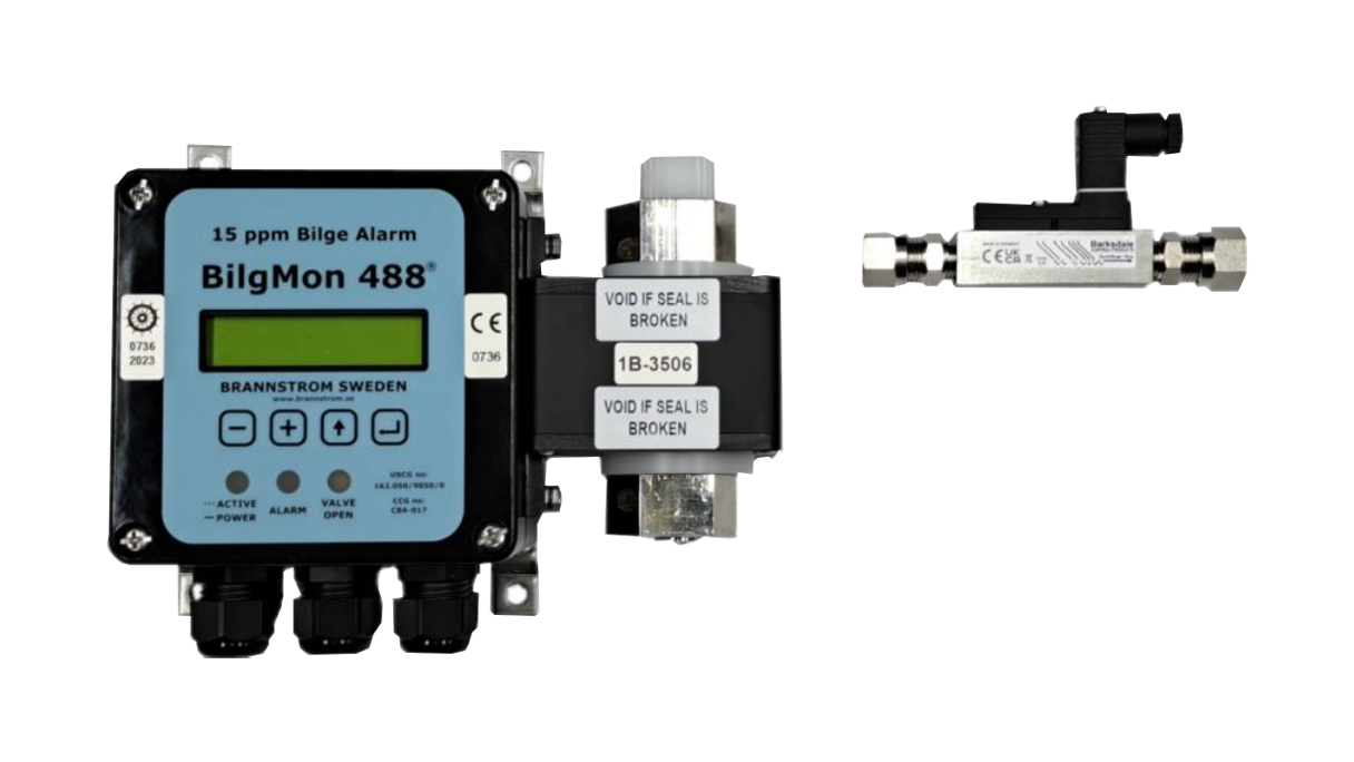 Brannstrom BilgMon 488 with Flow Switch