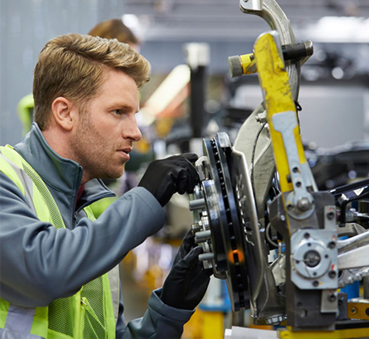 Parker employee working 