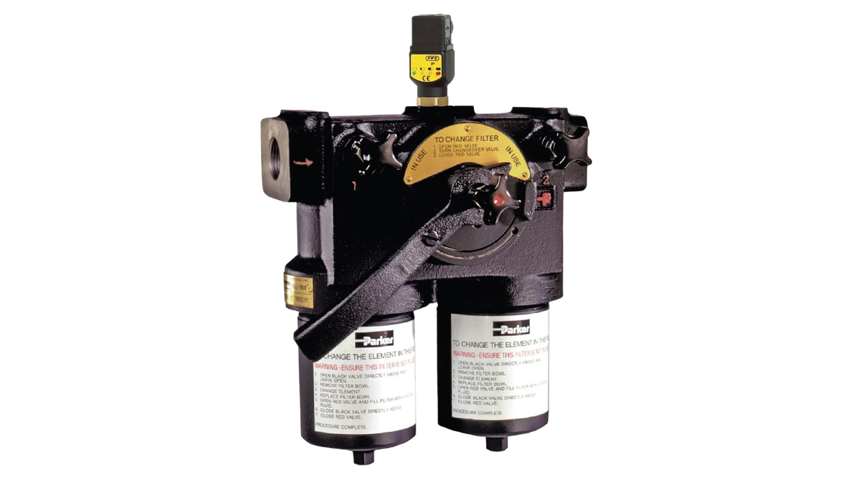 22PD 32PD Series Parker High Pressure In Line Duplex Filter Overview
