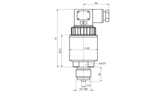 Pressure Transmitter TGL014 Meassures HORN 1024 16X9