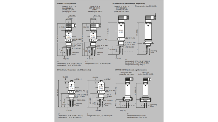 LVL100 Dimensions Siemens 1024 16X9