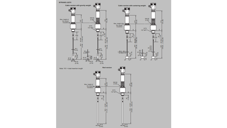 LG270 Diemensions Siemens 1024 16X9