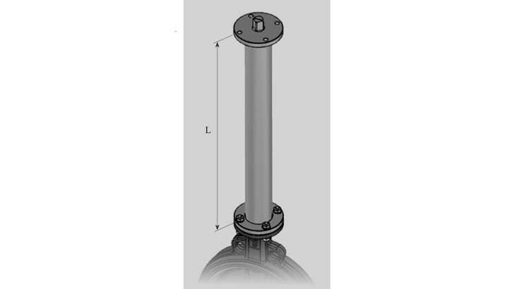 Shaft Extention On Valve Illustration Of L